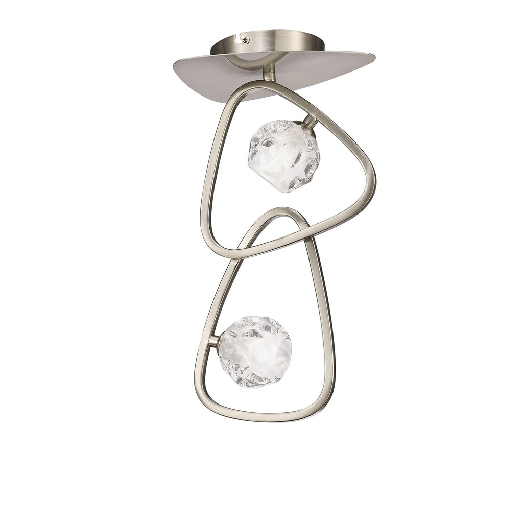 M5015 Lux Ceiling 2 Light G9 Polished Chrome