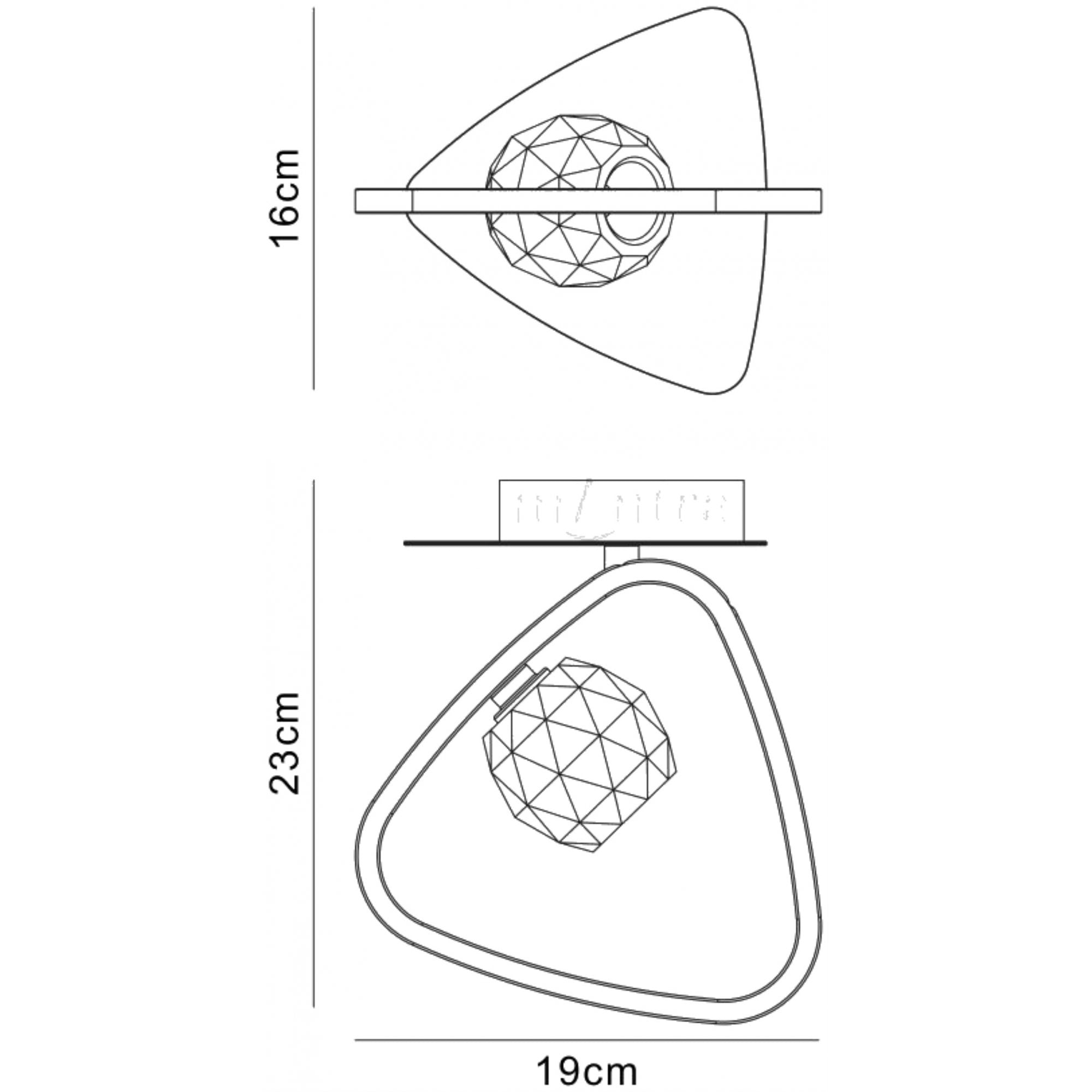 M5016 Lux Ceiling 1 Light G9 Polished Chrome