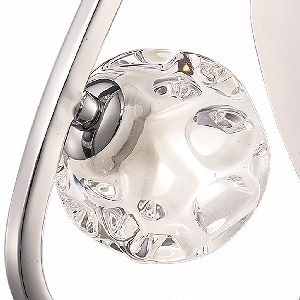 M5017/S Lux Switched Wall Lamp 1 Light G9 Polished Chrome