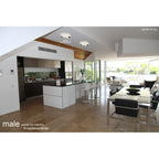 M5920 Male Flush 65cm Square 40W LED -6500K Tuneable Remote Control Chrome / White / Acrylic