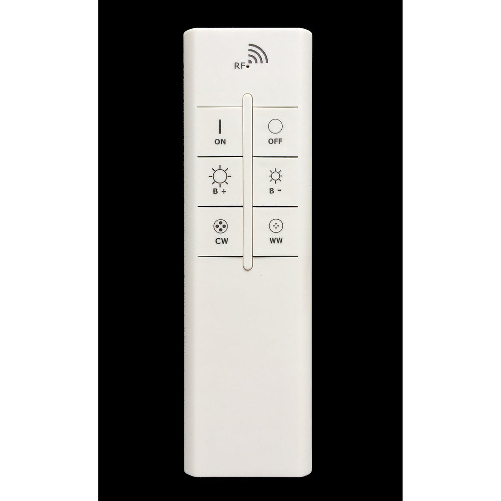 M5920 Male Flush 65cm Square 40W LED -6500K Tuneable Remote Control Chrome / White / Acrylic