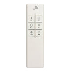 M5921 Male Flush 50cm Square 24W LED -6500K Tuneable Remote Control Chrome / White / Acrylic