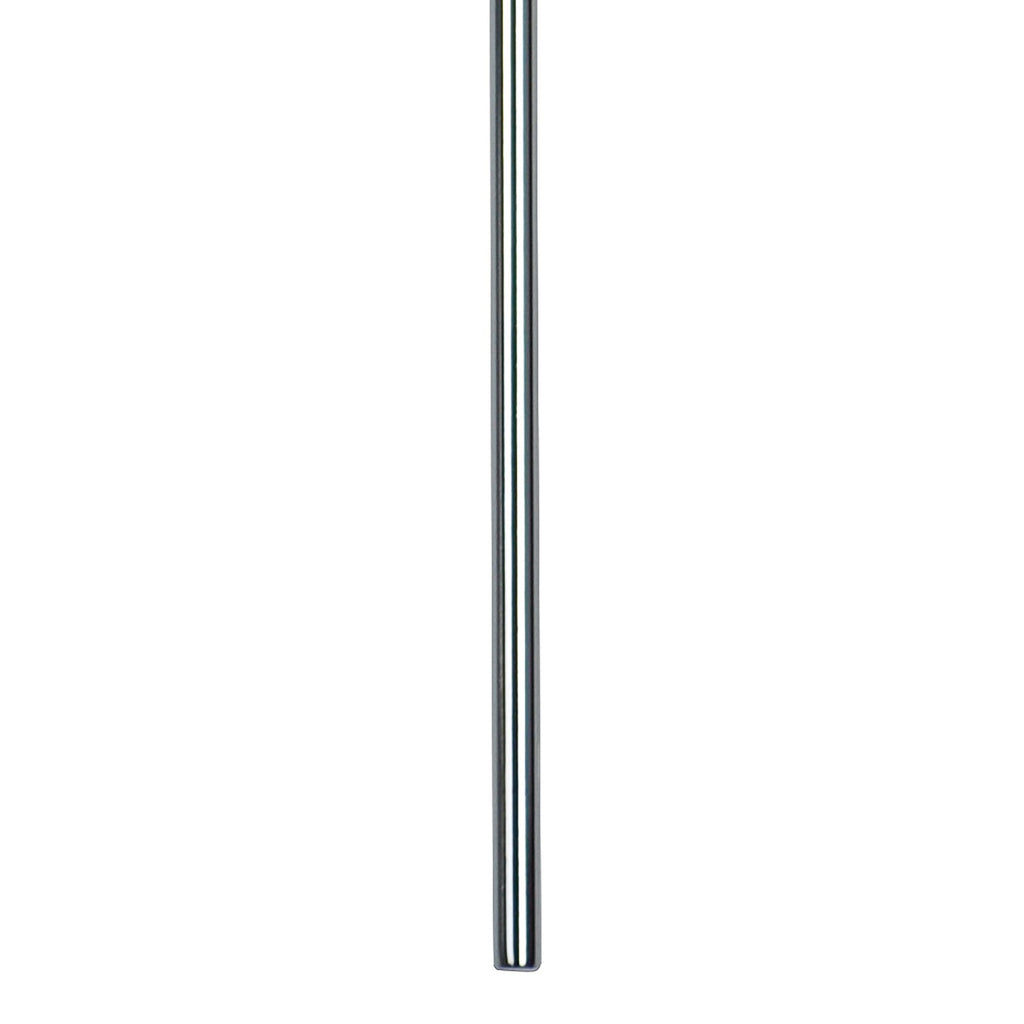M8466/1 Manhattan Wall Lamp 1 Light E14 Swing Arm Polished Chrome/Frosted Glass Black Patterned Shade