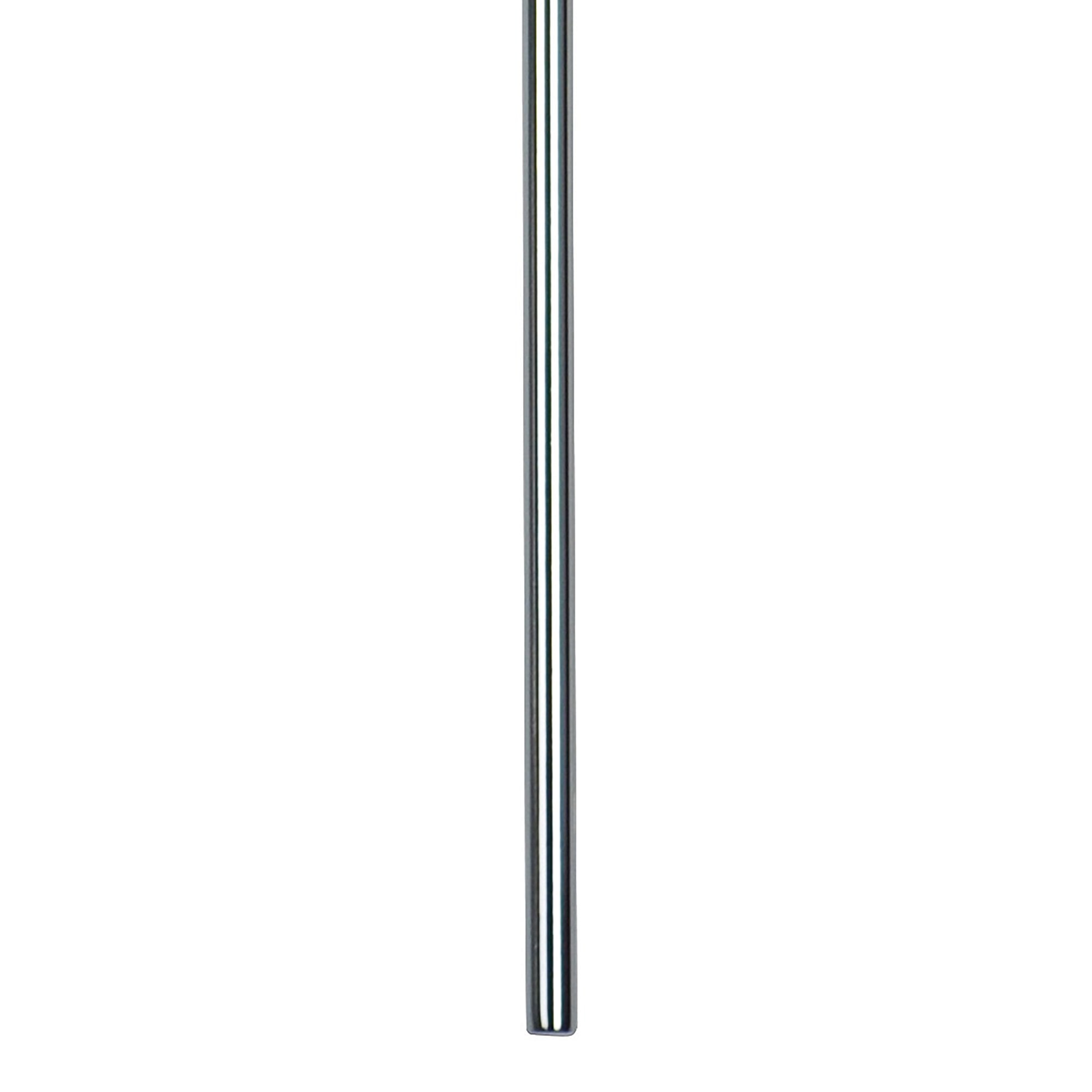M8466/1 Manhattan Wall Lamp 1 Light E14 Swing Arm Polished Chrome/Frosted Glass Black Patterned Shade