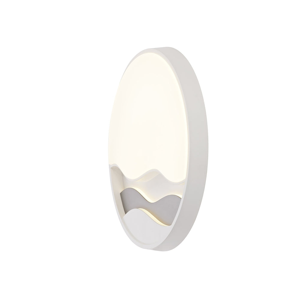 M6454 Mar Ceiling 44cm Round 24W LED 3000-6000K Tuneable Remote Control White