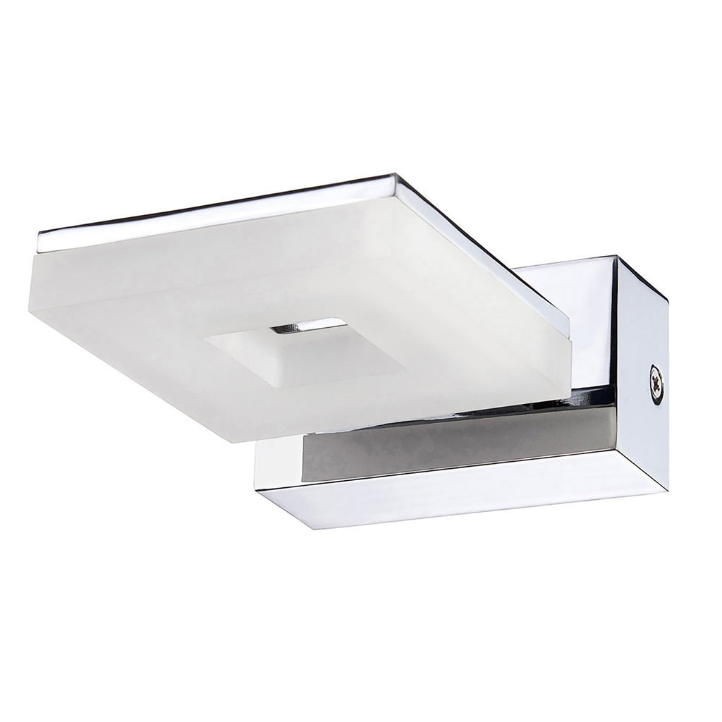 M8300/1 Marc Wall Lamp 1 Light 5W LED Polished Chrome/Frosted Acrylic