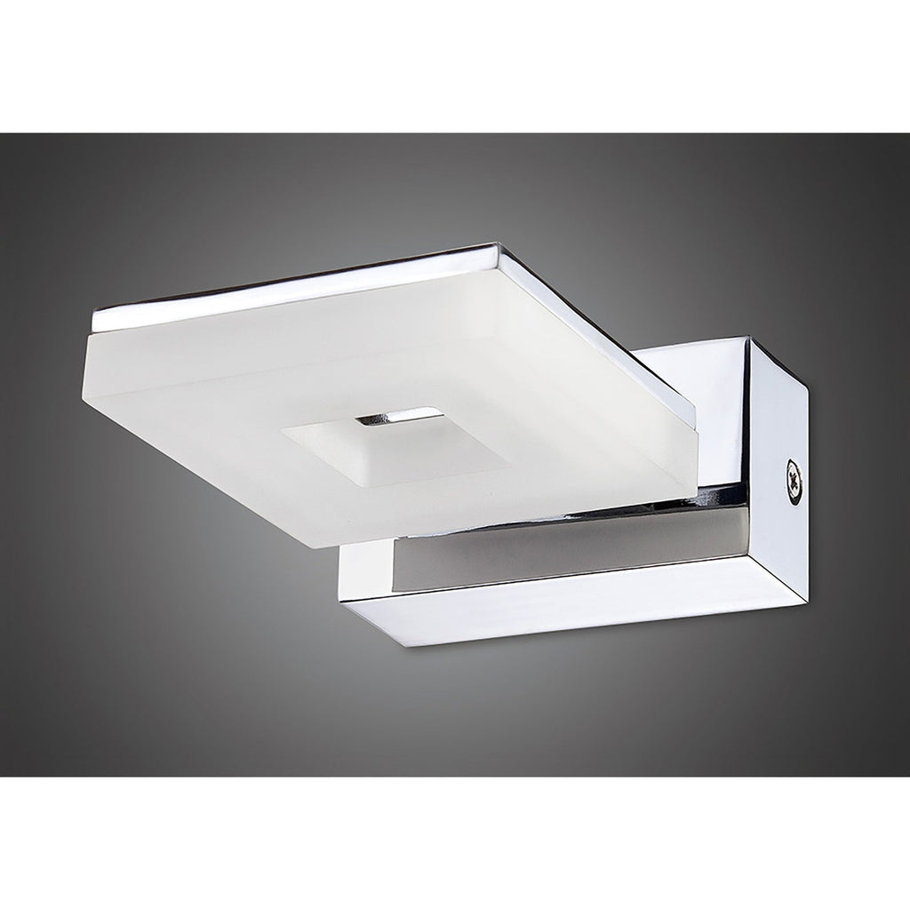 M8300/1 Marc Wall Lamp 1 Light 5W LED Polished Chrome/Frosted Acrylic
