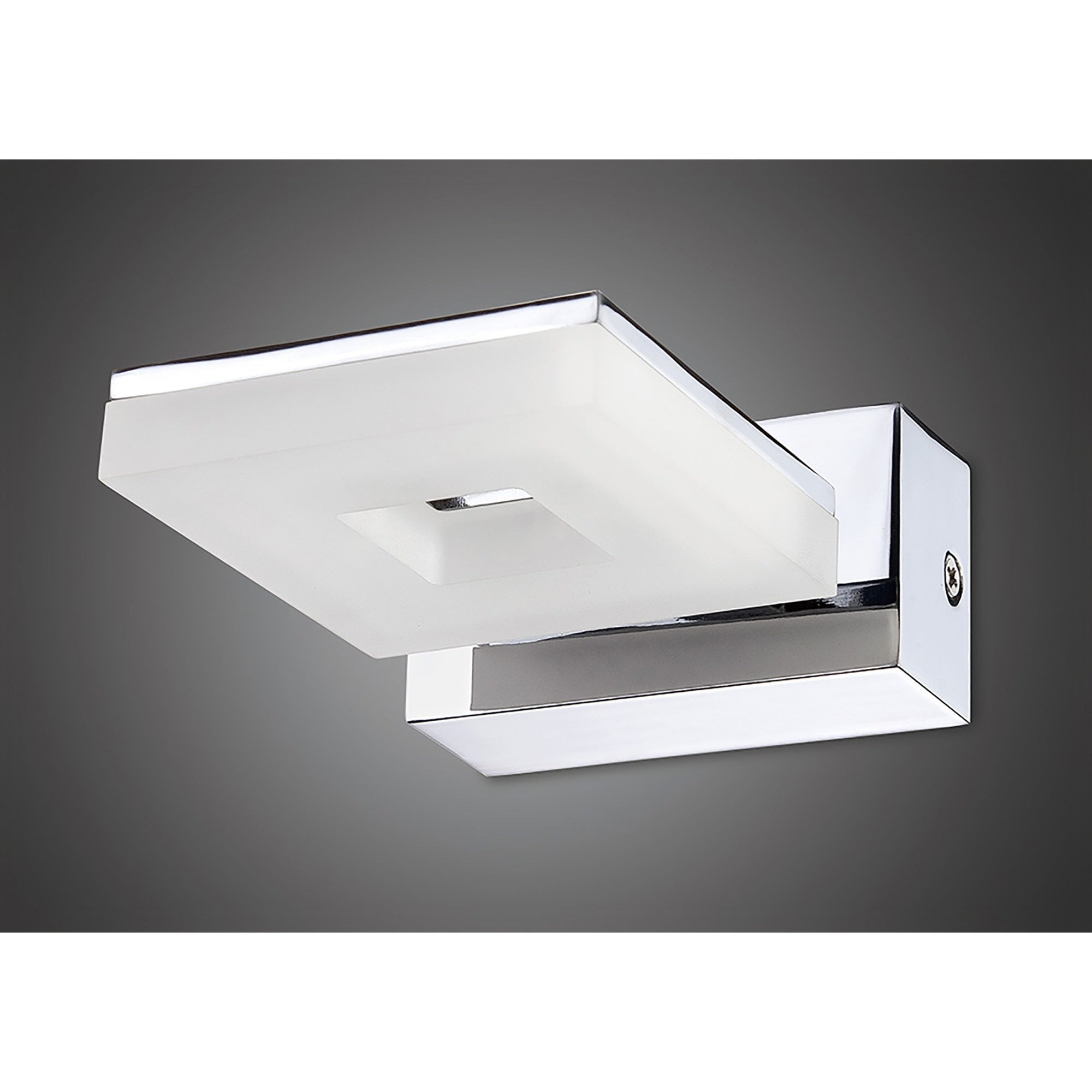 M8300/1 Marc Wall Lamp 1 Light 5W LED Polished Chrome/Frosted Acrylic