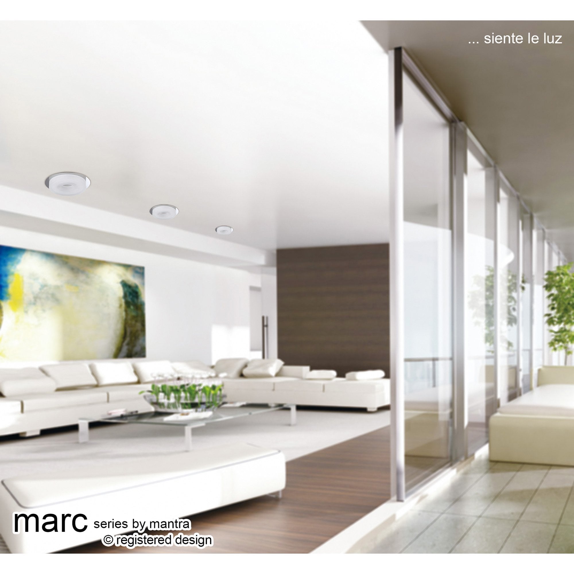 M8300/1 Marc Wall Lamp 1 Light 5W LED Polished Chrome/Frosted Acrylic