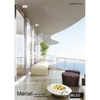 M8300/1 Marc Wall Lamp 1 Light 5W LED Polished Chrome/Frosted Acrylic
