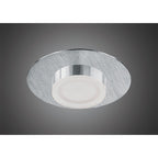 M8350/1 Marcel Recessed Down Light 4W LED Round Satin Aluminium/Frosted Acrylic/Chrome