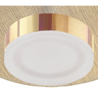 M8351/1 Marcel Recessed Down Light 4W LED Round Satin Gold/Frosted Acrylic/Gold