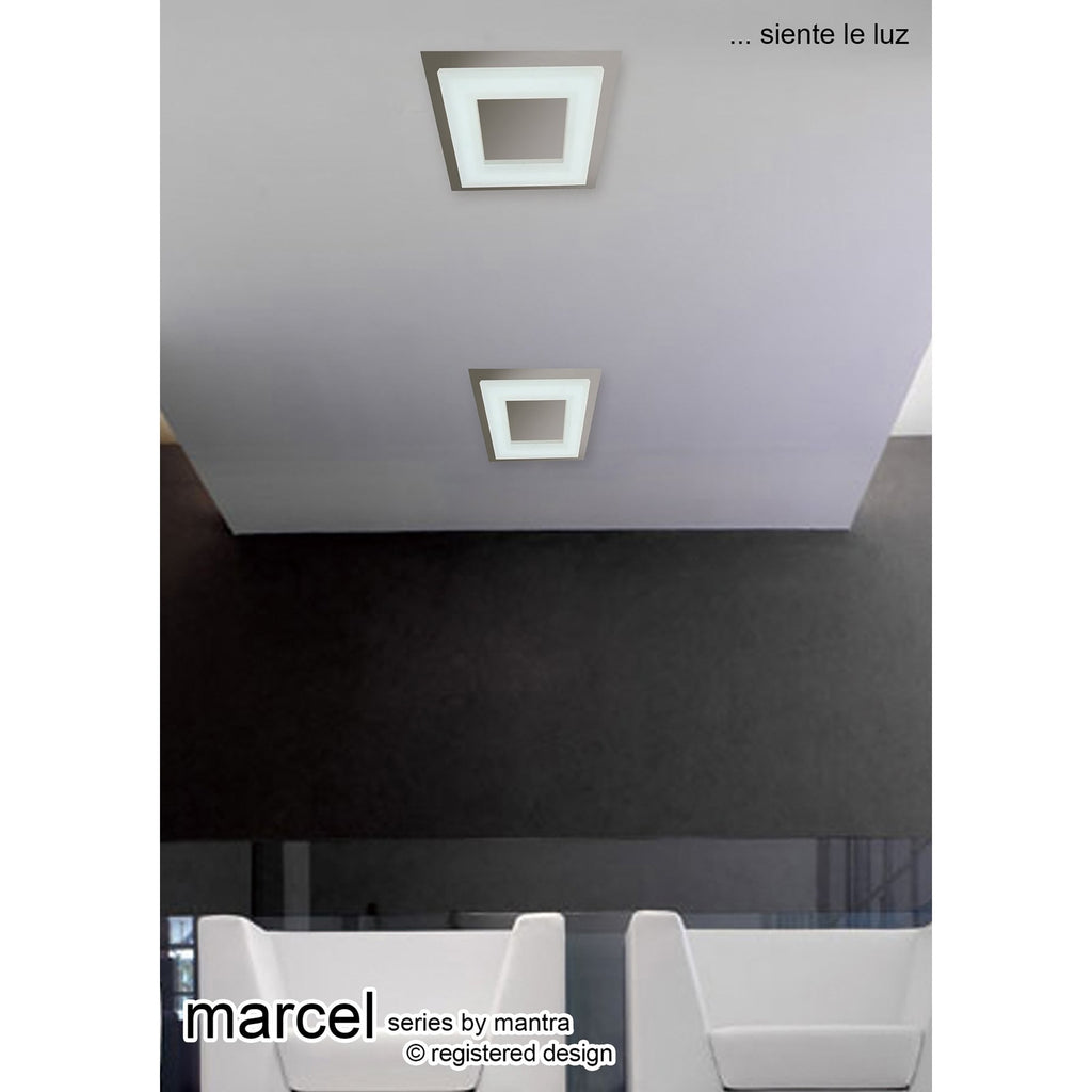 M8230/1 Marcel Recessed Down Light 6W LED Round Polished Chrome/Frosted Acrylic