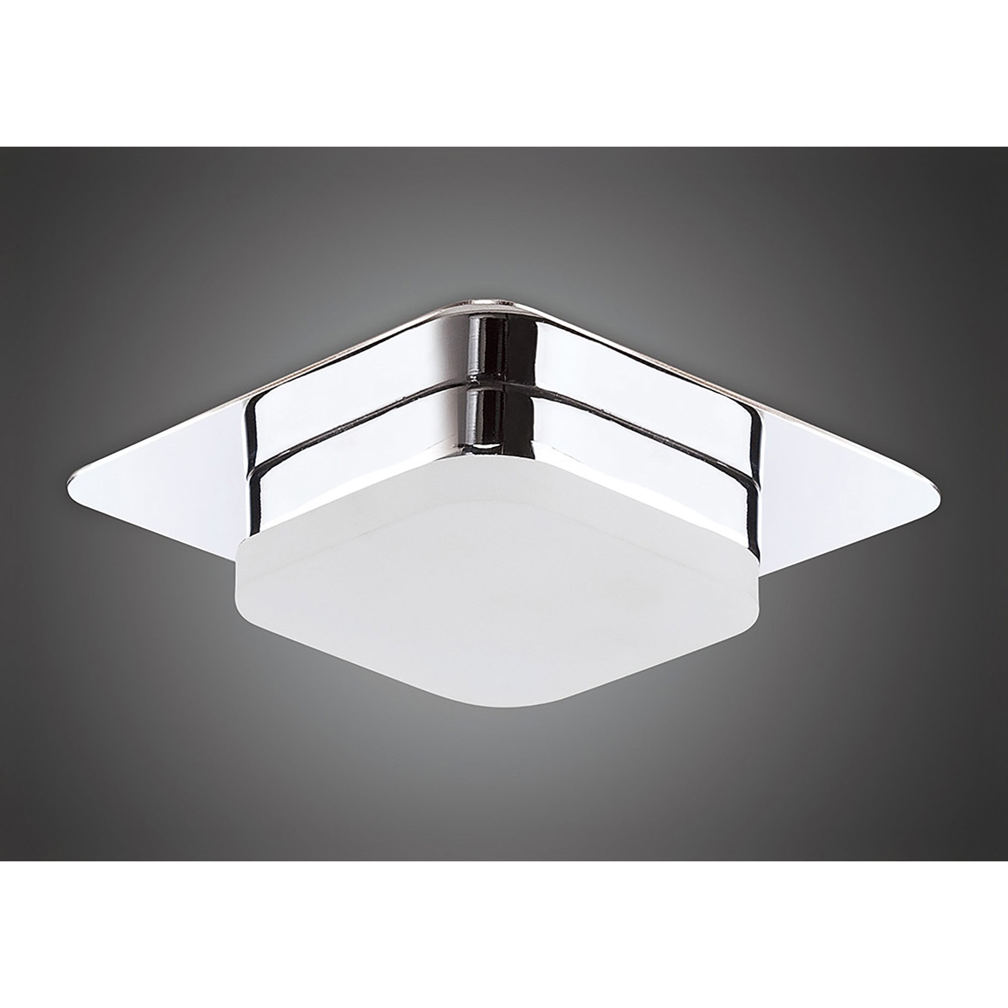 M8232/1 Marcel Recessed Down Light 5W LED Square Polished Chrome/Frosted Acrylic
