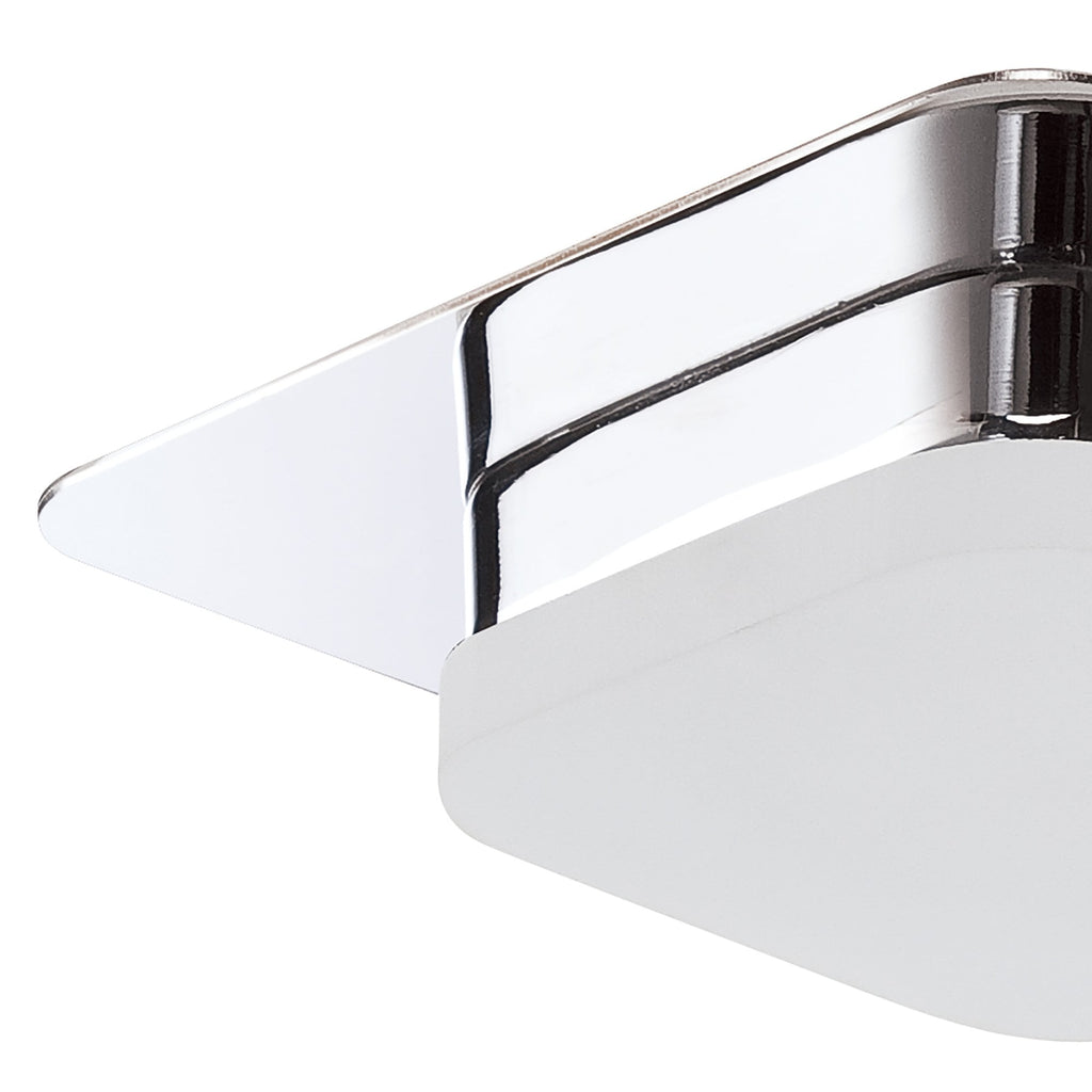 M8232/1 Marcel Recessed Down Light 5W LED Square Polished Chrome/Frosted Acrylic