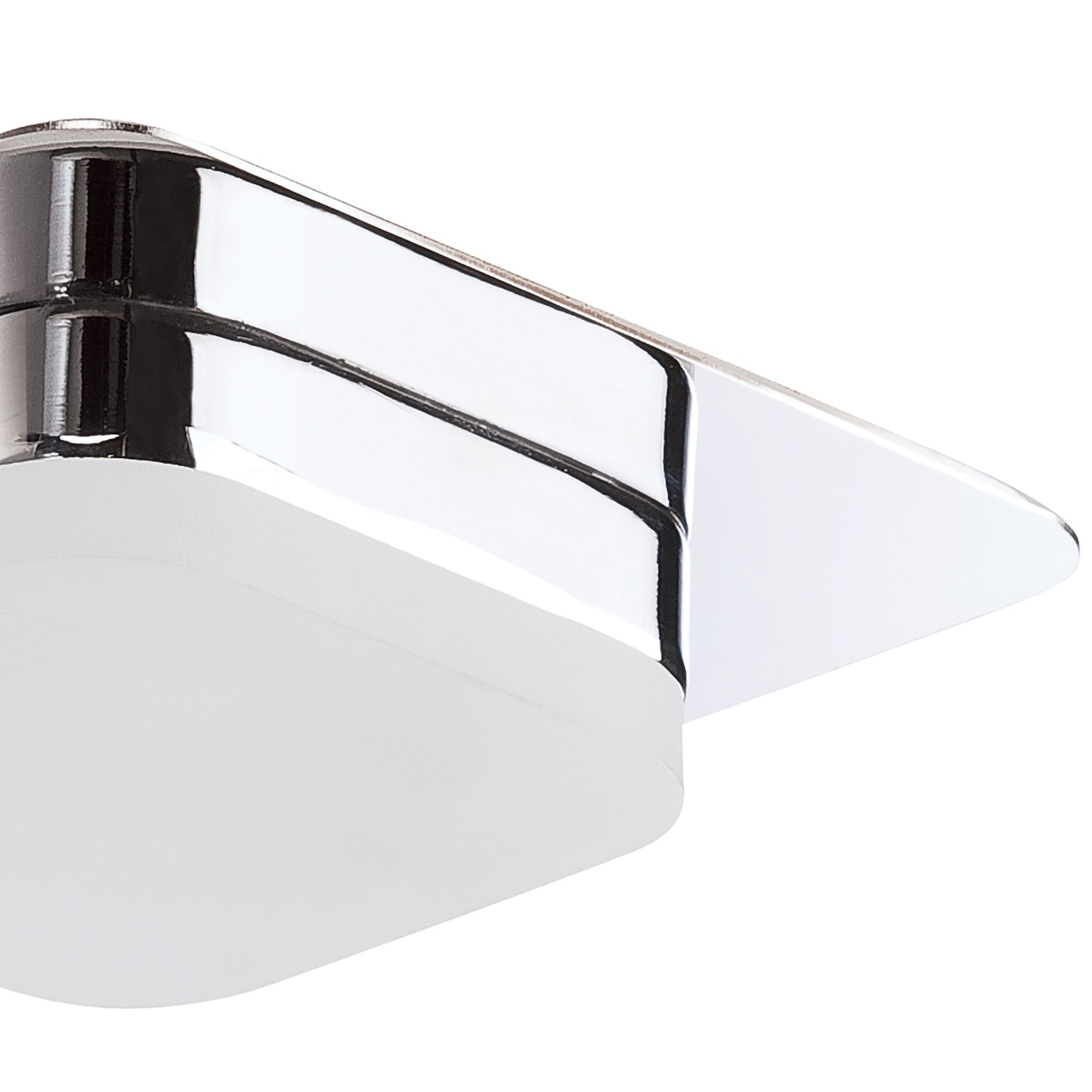 M8232/1 Marcel Recessed Down Light 5W LED Square Polished Chrome/Frosted Acrylic
