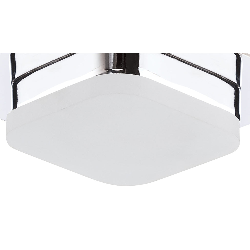 M8232/1 Marcel Recessed Down Light 5W LED Square Polished Chrome/Frosted Acrylic