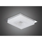 M8231/1 Marcel Recessed Down Light 6W LED Square Polished Chrome/Frosted Acrylic