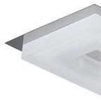 M8231/1 Marcel Recessed Down Light 6W LED Square Polished Chrome/Frosted Acrylic