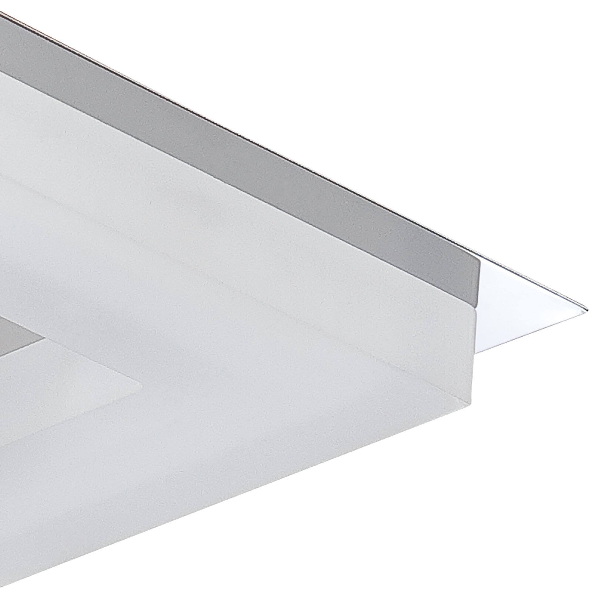 M8231/1 Marcel Recessed Down Light 6W LED Square Polished Chrome/Frosted Acrylic