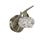 M4078/S Maremagnum Wall Lamp Switched 1 Light G9 Antique Brass