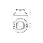 M6399 Medano Downlight 17.3cm Round 12W White