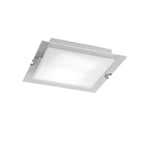 M8320/1 Melbourne Square Ceiling 15W LED Polished Chrome/Frosted White Glass