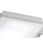 M8320/1 Melbourne Square Ceiling 15W LED Polished Chrome/Frosted White Glass