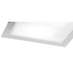 M8320/1 Melbourne Square Ceiling 15W LED Polished Chrome/Frosted White Glass