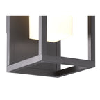 M7086 Meribel Outdoor Solar/Sensor Wall Lamp 2.2W LED Graphite