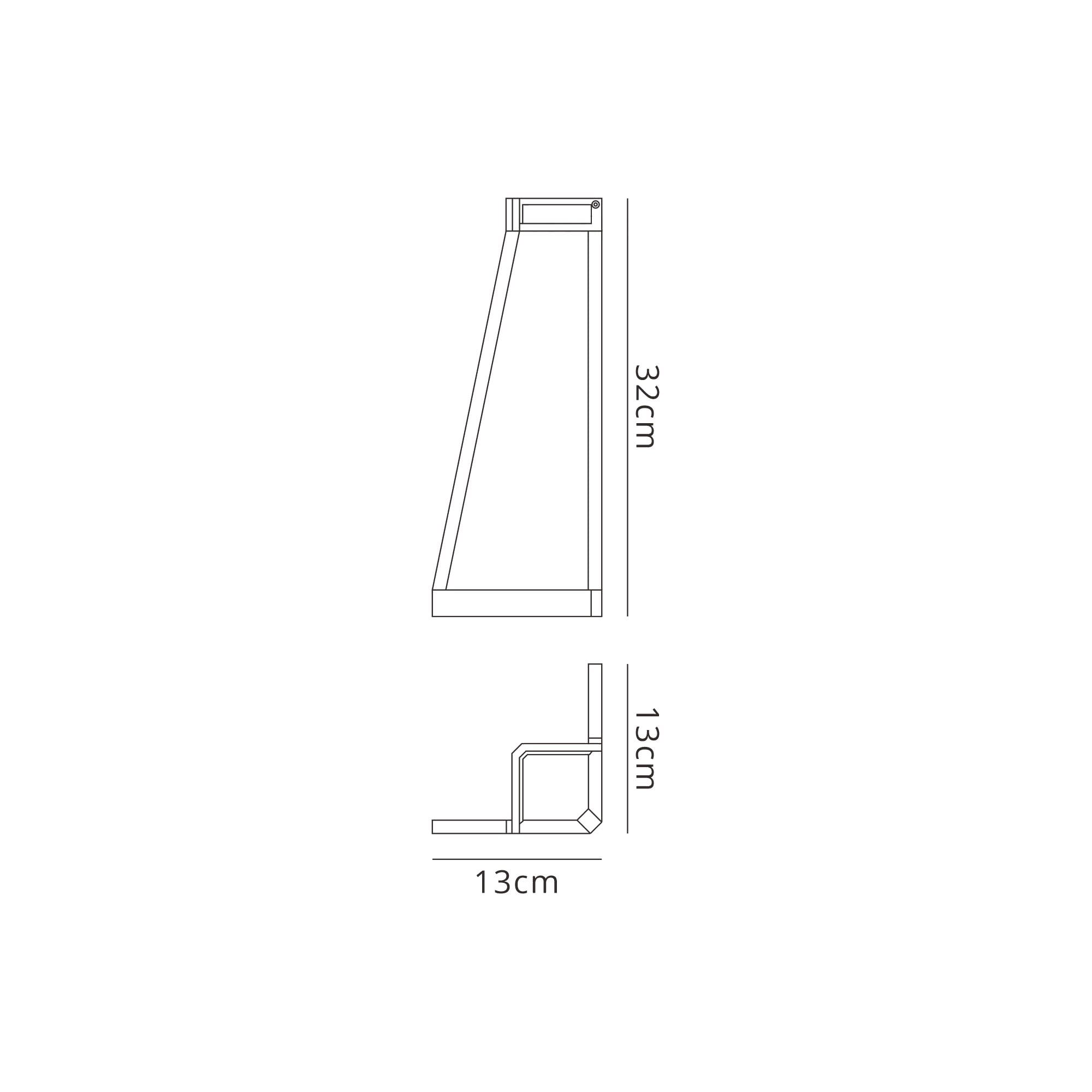 M7281 Minimal Table Lamp 5W LED Black