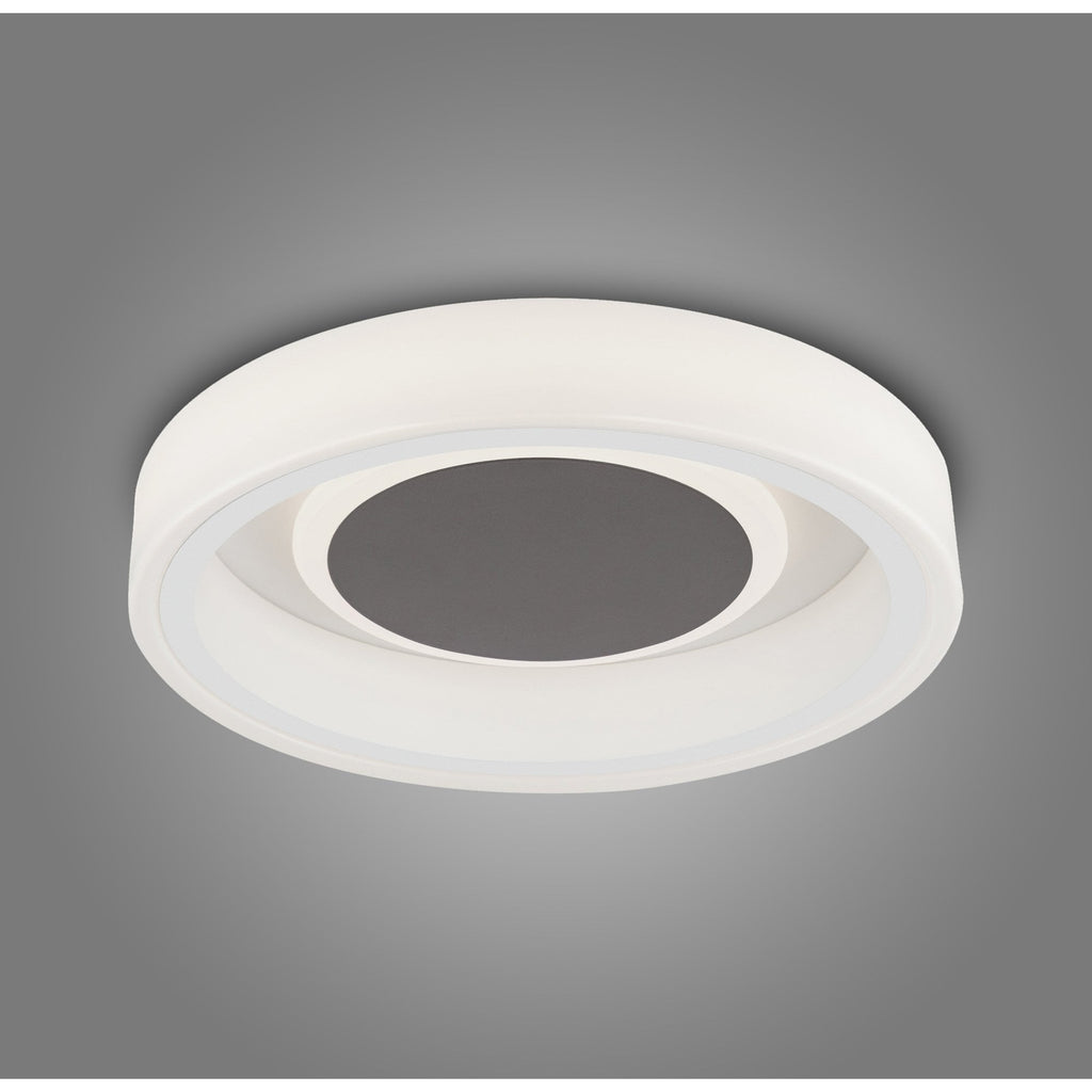 M6785 Moca Flush 36cm Round 30W LED White / Mocha