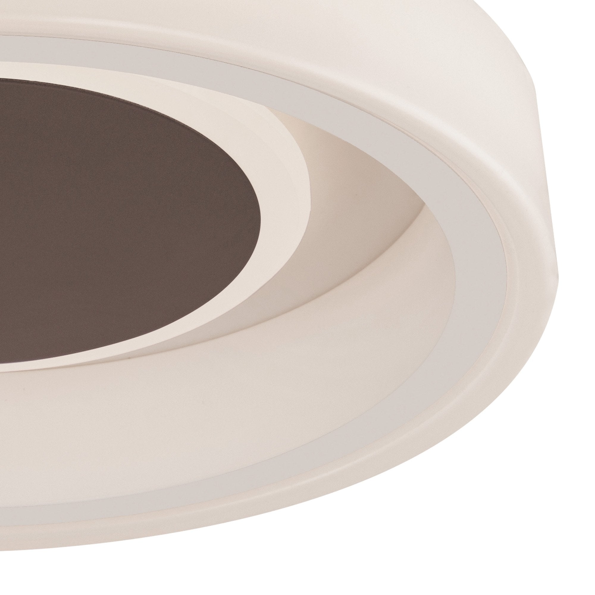 M6785 Moca Flush 36cm Round 30W LED White / Mocha