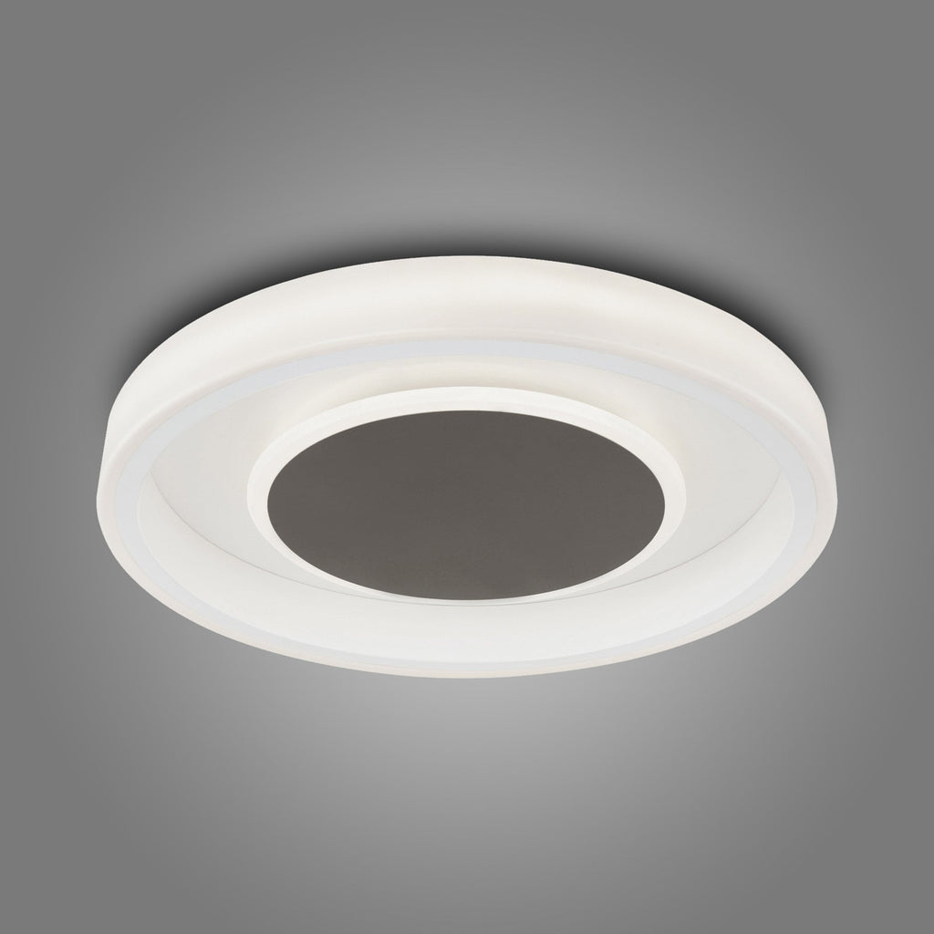 M6787 Moca Flush 50cm Round 40W LED White / Mocha