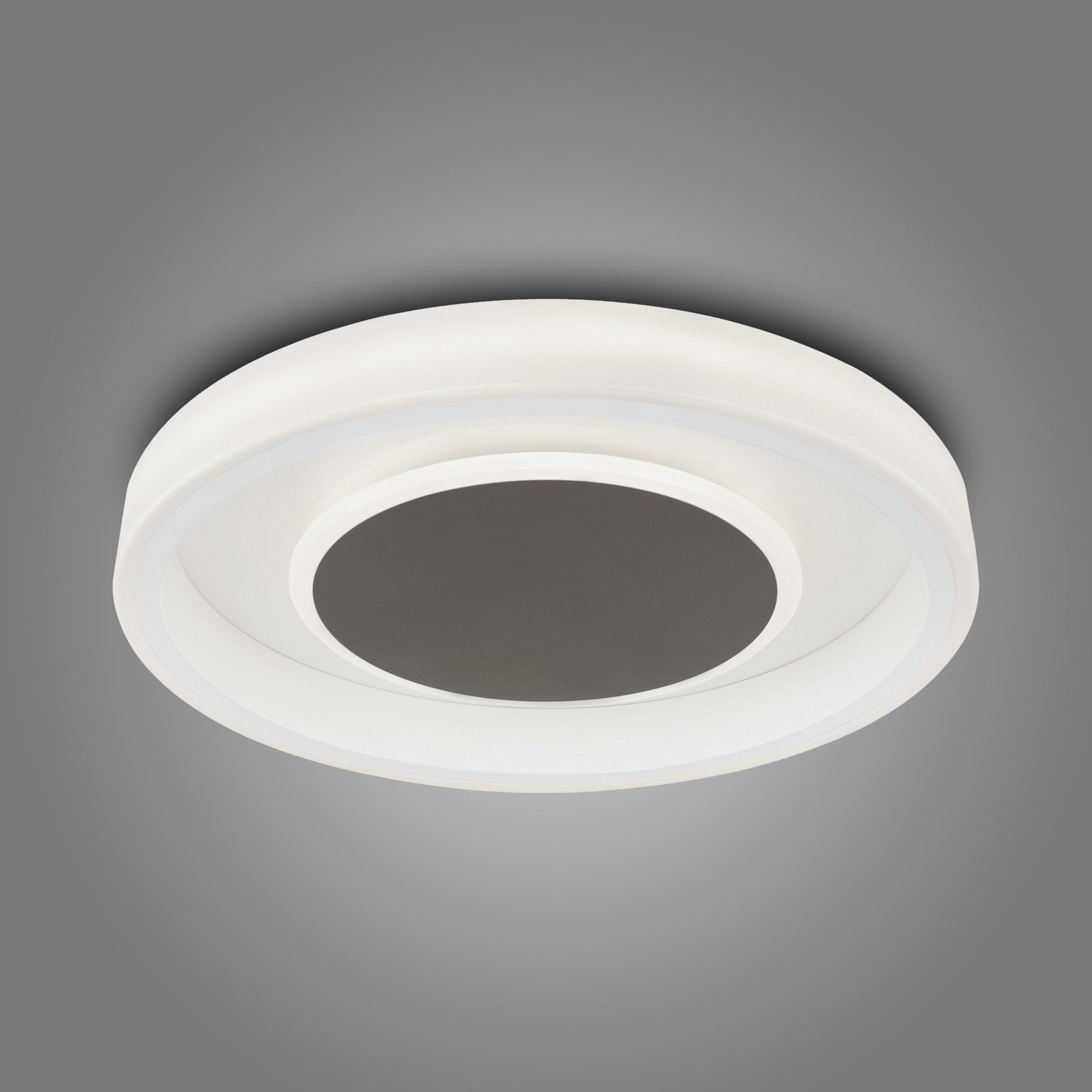 M6787 Moca Flush 50cm Round 40W LED White / Mocha