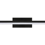M7482 Morne Bathroom Wall Light 12W LED Black (S)