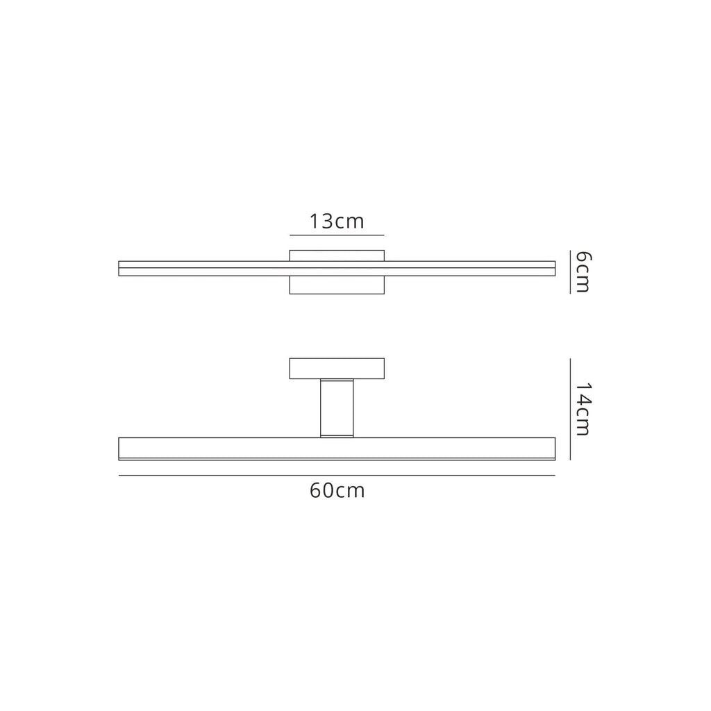 M7480 Morne Bathroom Wall Light 16W LED White