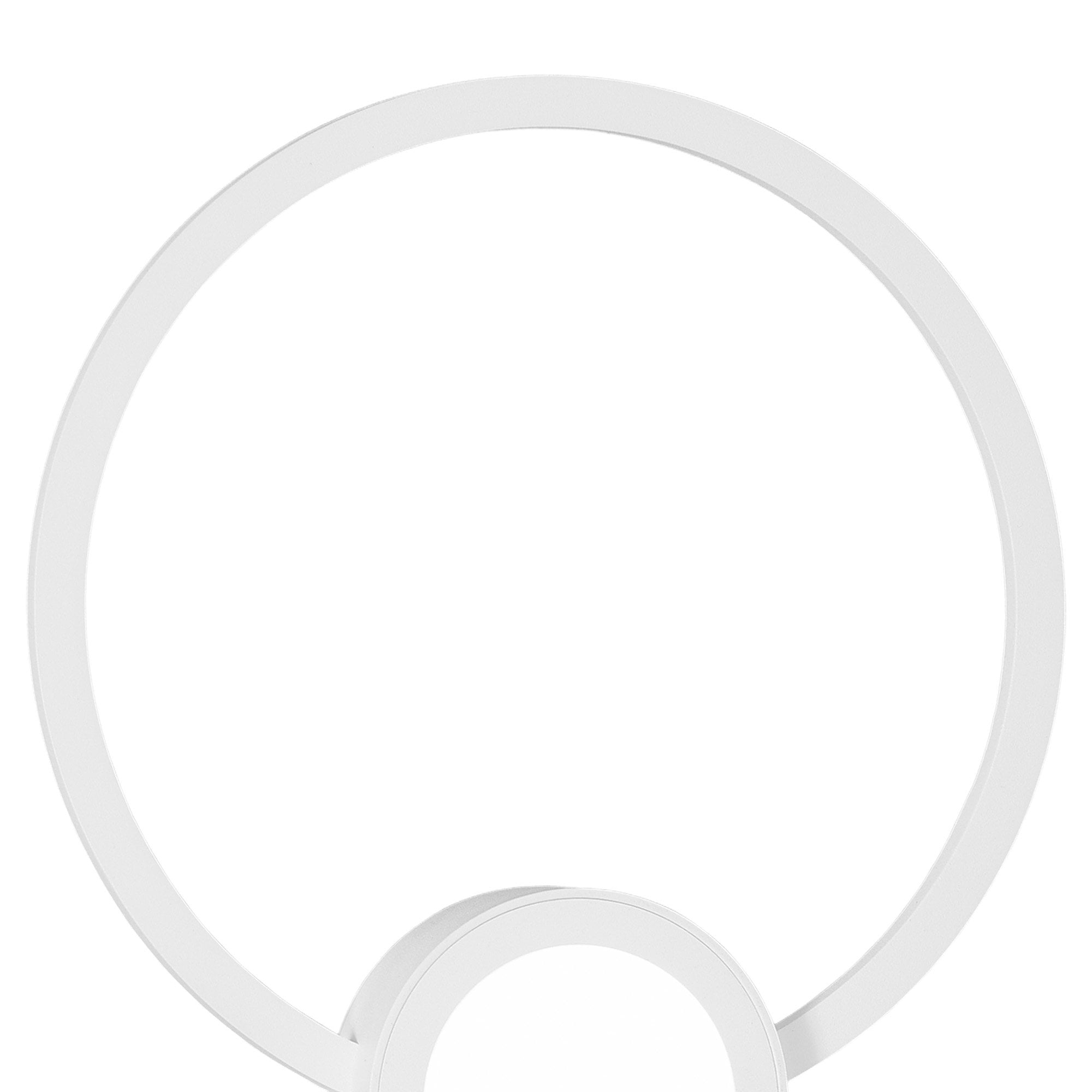 M7840 Mural Wall Lamp Circles Dimmable 24W White