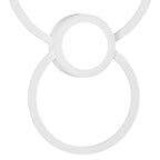 M7840 Mural Wall Lamp Circles Dimmable 24W White