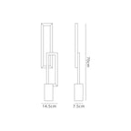 M7464 Mural Table Lamp 18W LED Matt Black