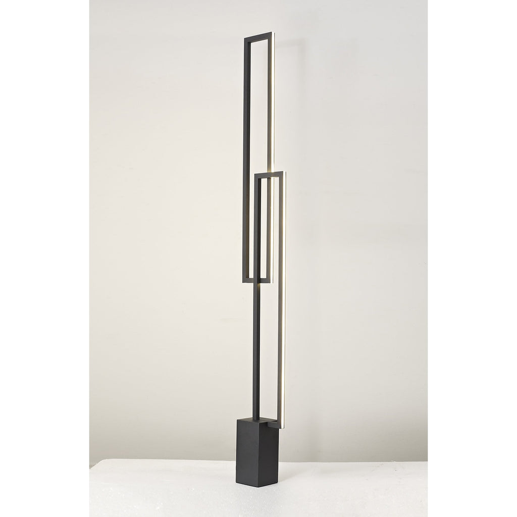 M7465 Mural Floor Lamp 48W LED Matt Black