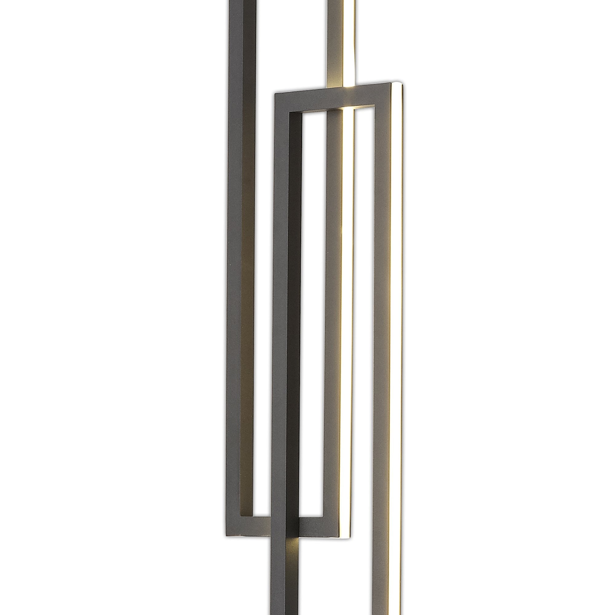 M7465 Mural Floor Lamp 48W LED Matt Black