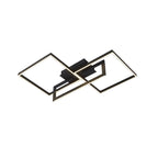 M7462 Mural Rectangular Ceiling 48W LED Matt Black