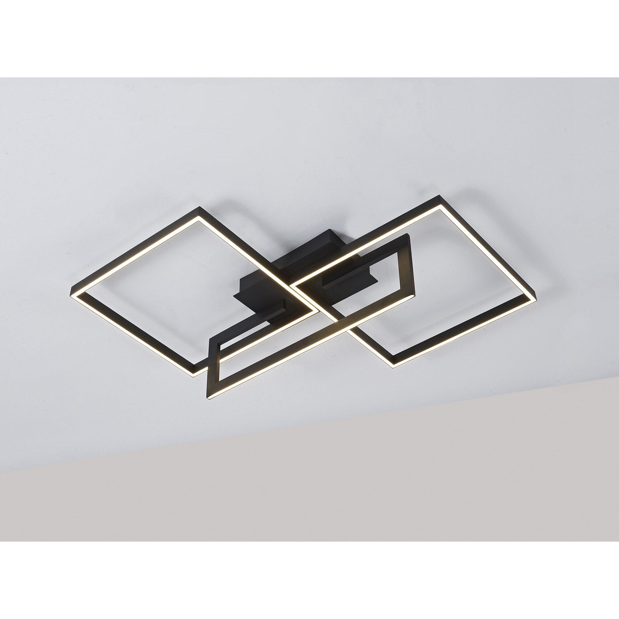 M7462 Mural Rectangular Ceiling 48W LED Matt Black