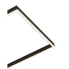 M7462 Mural Rectangular Ceiling 48W LED Matt Black