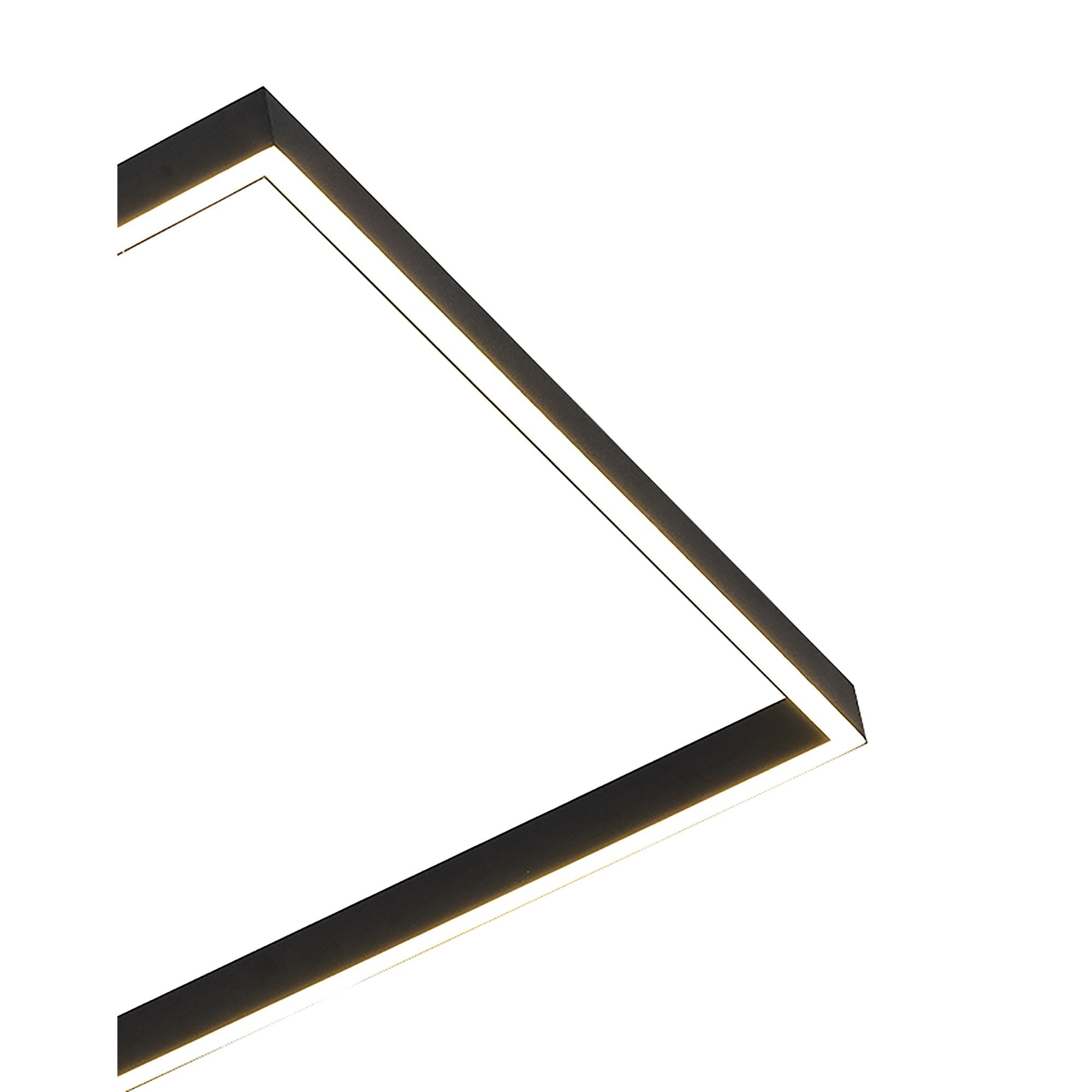 M7462 Mural Rectangular Ceiling 48W LED Matt Black