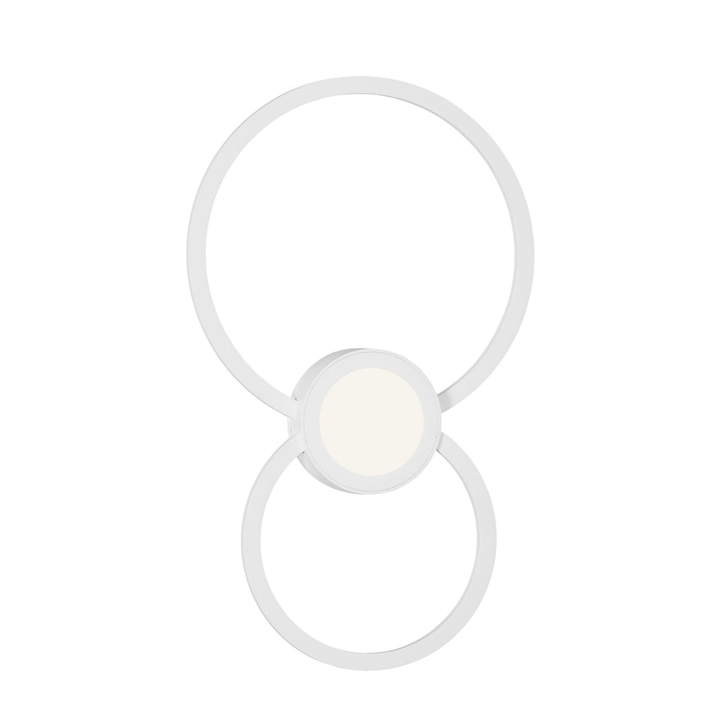 M6230 Mural Wall Lamp Circles 24W White