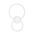 M6230 Mural Wall Lamp Circles 24W White