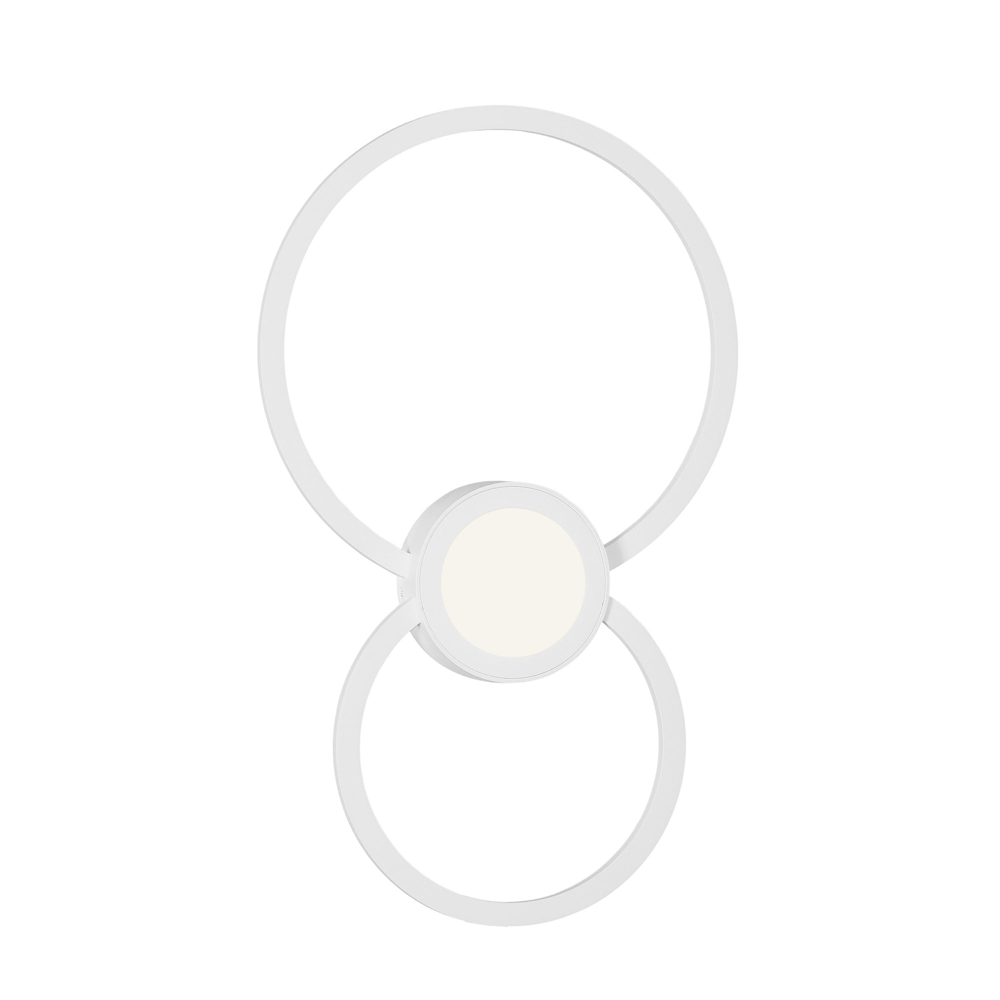 M6230 Mural Wall Lamp Circles 24W White