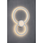 M6230 Mural Wall Lamp Circles 24W White